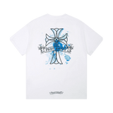 Chrome Hearts Blue Graffiti T-shirt