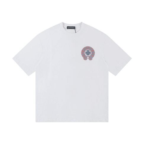 Chrome Hearts Orange Logo T-shirt