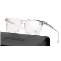 Chrome Hearts Cross Glasses Transparent Frame with Silver