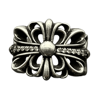 Chrome Hearts Double Floral Diamonds Ring