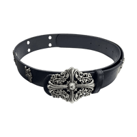 Chrome Hearts Engraved Cross Belt