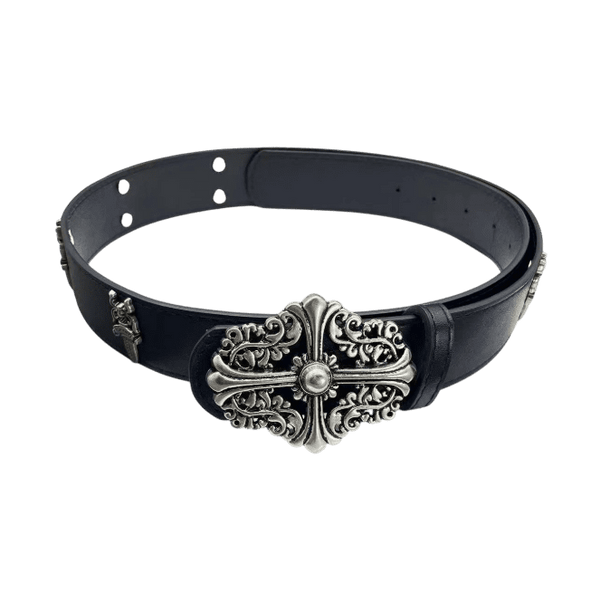 Chrome Hearts Engraved Cross Belt