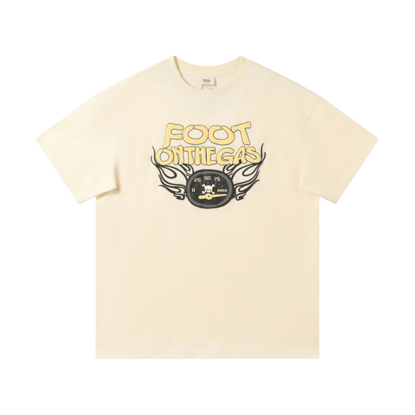 Foot On The Gas Broken Planet T-shirt
