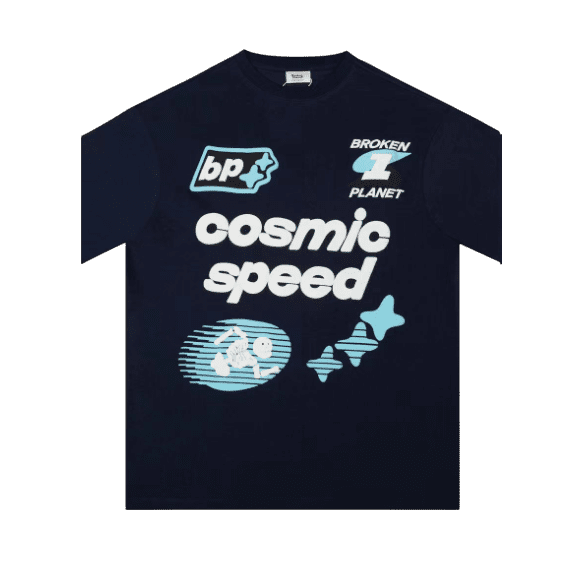 Cosmic Speed Broken Planet T-shirt