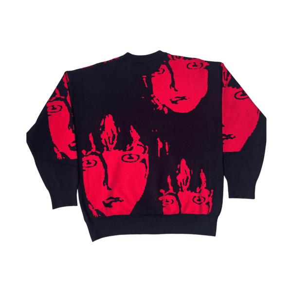 Vintage Red Girl Sweater