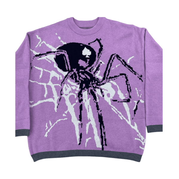 Purple Spider Sweater