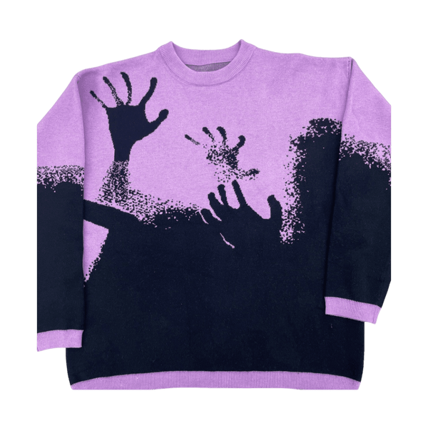 Purple Hands Sweater