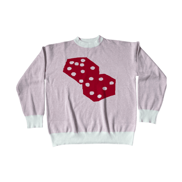 Pink Dice Sweater