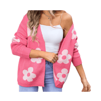 Pink Floral Sweater