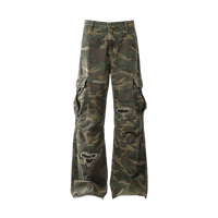 Cargo Pants Straight Leg Flared