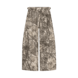 Camouflage Cargo Pants Straight Wide Leg