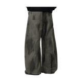 Splatter Dyed Jeans Distressed