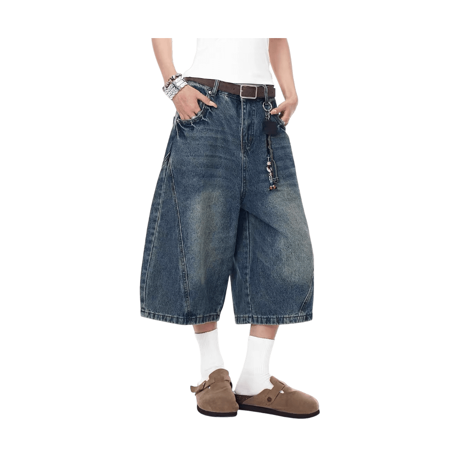 Washed Lightning Jorts