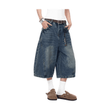 Washed Lightning Jorts