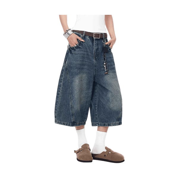 Washed Lightning Jorts