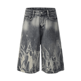 White Flame Jorts