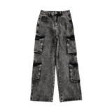 Grey Cargo Jeans