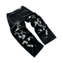 Flower Embroidered Jeans