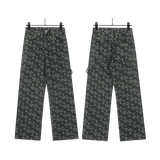 All Dark Chrome Hearts Jeans