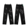 All Dark Chrome Hearts Jeans