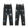All Dark Chrome Hearts Jeans
