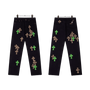 All Dark Chrome Hearts Jeans