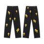 All Dark Chrome Hearts Jeans