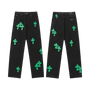 All Dark Chrome Hearts Jeans