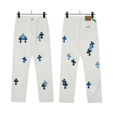 All Light Chrome Hearts Jeans