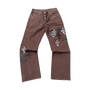 All Dark Chrome Hearts Jeans