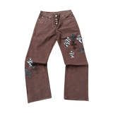 All Dark Chrome Hearts Jeans