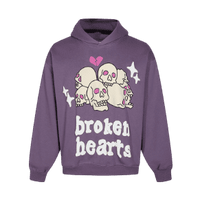 Broken Planet Purple Hoodie Friends and Family