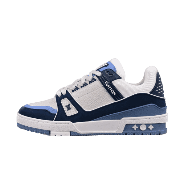 Louis Vuitton LV Trainer White Navy Blue
