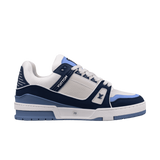 Louis Vuitton LV Trainer White Navy Blue