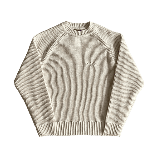 Corteiz Plain Sweater Cream