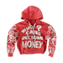 Who Cares Get Some Money Zip-Up Hoodie