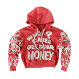 Who Cares Get Some Money Zip-Up Hoodie