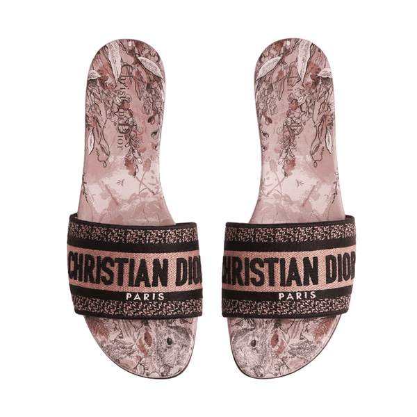 Dior Dway Heeled Pink Floral