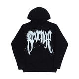 Revenge Black Snowfall Arch Logo Hoodie