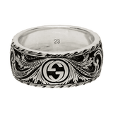 GUCCI Silver Feline Head Ring