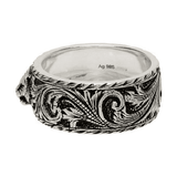 GUCCI Silver Feline Head Ring