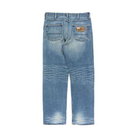 A BATHING APE "BAPE" SPELLOUT LOGO JEANS