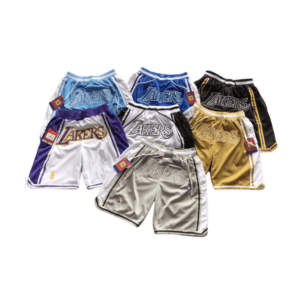 Lakers Multi-Colored Nba Shorts