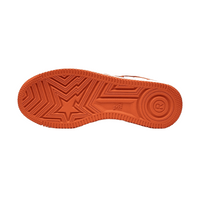 A Bathing Ape Bape Sta Patent Leather Orange White