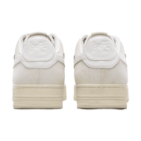 A Bathing Ape Bape Sta Low Suede Heel White