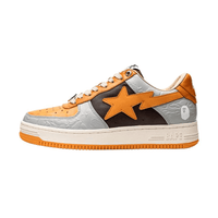 A Bathing Ape Bape Sta Low Grey Orange