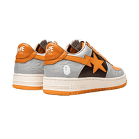 A Bathing Ape Bape Sta Low Grey Orange