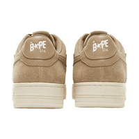 Bapesta Khaki Leather Low