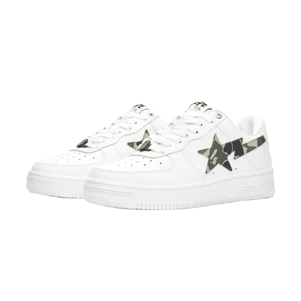 A Bathing Ape BAPE Sta ABC Camo White Green