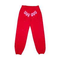 Sp5der Worldwide Red Angel Number 555 Sweatpants